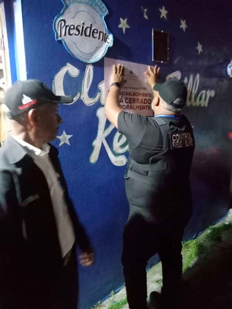 "Operativo de clausura en San José de Ocoa"